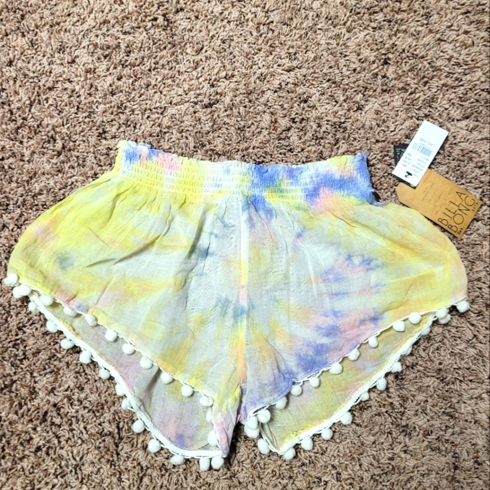 Billabong Tie Dye Lightweight Shorts Size Large NWT